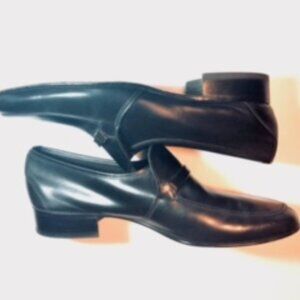 Vintage Swiss Bally Continental Bodeo Loafer Looks New Size 9 ½ N Black